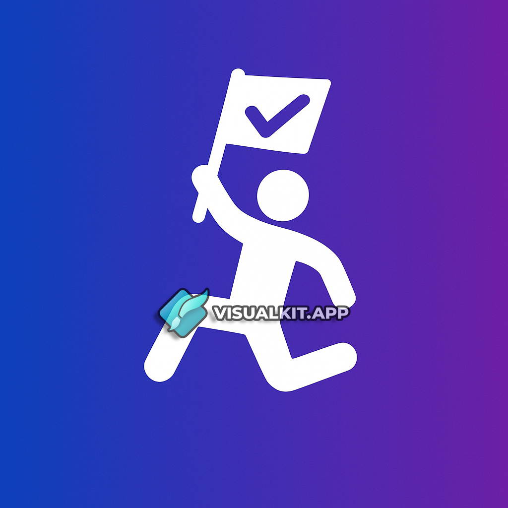 Pledgefit App Icon - Minimal Teal 'P' Kettlebell with AI Circuit